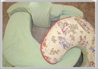 Nursing pillow for twins