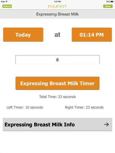 "Expressing Breast Milk" section