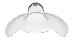 Nipple shield for flat or inverted nipples