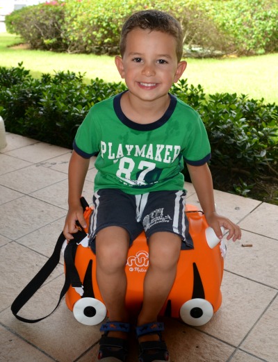 Resting on the Trunki